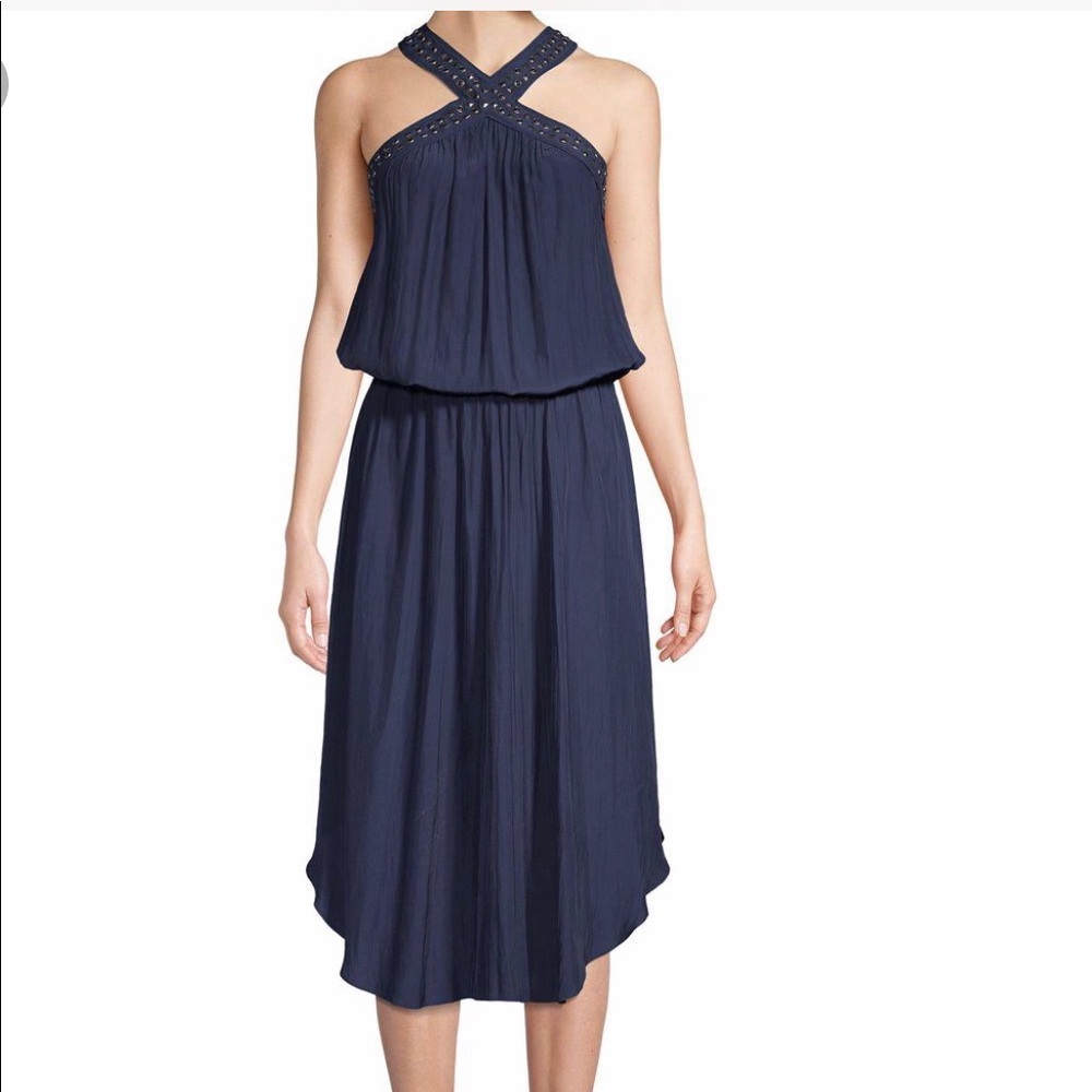 Ramy Brook Studded Halter Dress